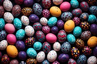 Easter egg backgrounds pattern food. AI generated Image by rawpixel.