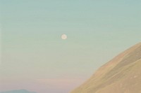  Full moon landscape astronomy outdoors. AI generated Image by rawpixel.
