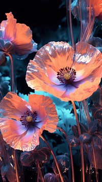  Poppy flower pollen petal plant. AI generated Image by rawpixel.