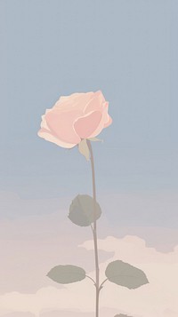  Rose flower plant inflorescence. AI generated Image by rawpixel.