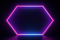 Shape pentagon neon background light illuminated futuristic. AI generated Image by rawpixel.