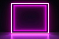 Square frame neon background purple light illuminated. AI generated Image by rawpixel.