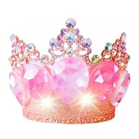 Crown jewelry glitter tiara. AI generated Image by rawpixel.