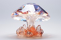 Mushroom shape gemstone crystal mineral.