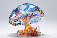 Mushroom shape gemstone crystal mineral.