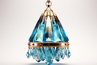 Bell gemstone crystal chandelier.