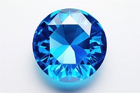 Blue circle gemstone jewelry diamond.