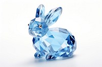Rabbit shape gemstone jewelry crystal.