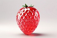 Strawberry shape fruit plant food.