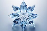 Snowflake shape crystal gemstone jewelry.