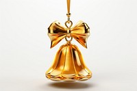 Yellow Christmas bell christmas jewelry gold.