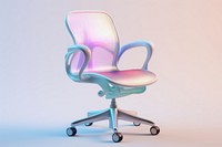 Ergonomic office chair furniture armrest absence.