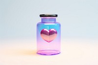 Health bottle glass jar.
