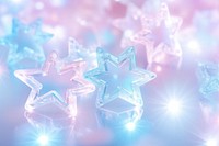 Pastel 3d blue star holographic nature illuminated backgrounds.