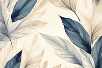 Blue leave backgrounds pattern plant.