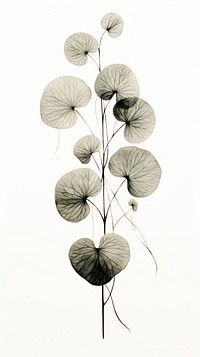 Plant flower sketch leaf.