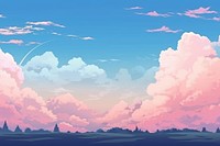 Sky landscape backgrounds panoramic.