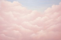  Fluffy pastel nature cloud sky. AI generated Image by rawpixel.