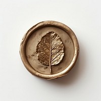 Letter Seal Wax Stamp of leaf jewelry locket plant.