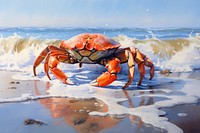 Crab lobster seafood animal.