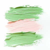 Pastel green and pastel pink brush stroke backgrounds paint paper.