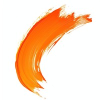 Pastel orange brush stroke backgrounds paint white background.