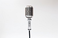 Microphone microphone white background technology.