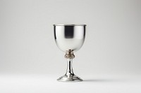 Chalice glass white background refreshment.