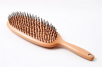 A hairbrush tool white background simplicity.
