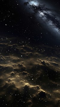  Galaxy astronomy outdoors nature. AI generated Image by rawpixel.