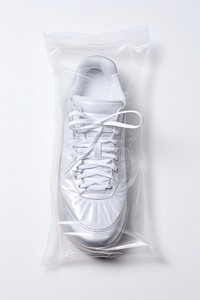Shoe footwear white shoelace.