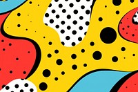 Comic pop art pattern backgrounds creativity. AI generated Image by rawpixel.