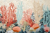 Coral reef outdoors pattern textile.