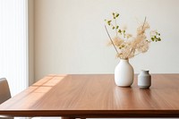 Dining table in dining room furniture flower plant. AI generated Image by rawpixel.