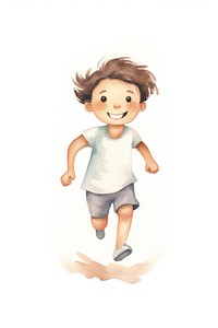 Run shorts child cute. AI generated Image by rawpixel.