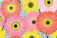  Flower pattern backgrounds sunflower. AI generated Image by rawpixel.