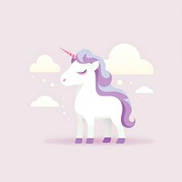 Unicorn livestock cartoon animal. AI generated Image by rawpixel.