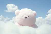 A teddybear sky outdoors nature.