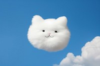 A cute cat sky outdoors mammal.