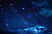 Starry sky night backgrounds astronomy.