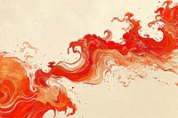 Red wave pattern background painting backgrounds art.