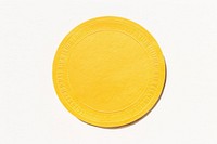 Gold coin money white background simplicity.
