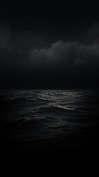  Ocean outdoors nature night. AI generated Image by rawpixel.
