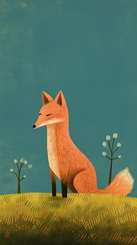 A fox animal mammal outdoors.