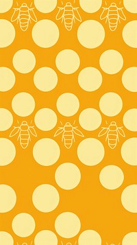  Bee pattern animal insect. AI generated Image by rawpixel.