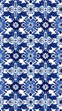 Tile pattern of Jasmine backgrounds white blue.