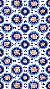 Tile pattern of poppy art backgrounds porcelain.