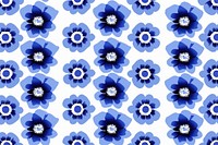Tile pattern of poppy backgrounds flower white.