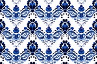Tile pattern of peacock backgrounds porcelain blue.