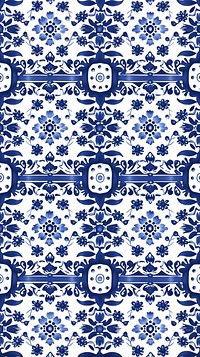 Tile pattern of wildflower backgrounds porcelain white.